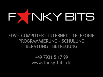 Bad Mergentheim WebDesign EDV IT Computer Software Hardware Beratung Programmierung Alternativen Homepage WebSite FUNKY BITS